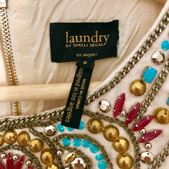 Gently worn Laundry by Shelli Segal Dress - Picture 5 of 5